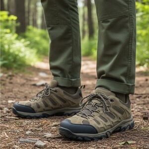 Highland Creek Men's Brown Athletic Trail Shoes Size 10 Lace Up